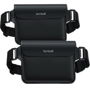 Lamicall Waterproof Waist Pack Pouch- Adjustable Unisex 2 pack